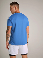 футболка спортивная город горький белый синий голубой