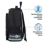 Рюкзак ПИФАГОР SCHOOL для начальной школы, "Fire goal", 270658