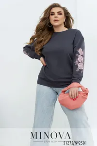 Свитшот 2501-графит Minova