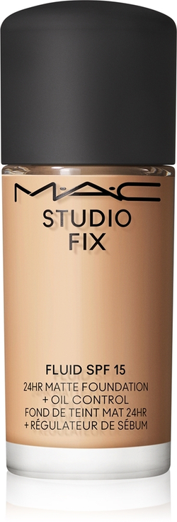MAC Cosmetics Mini Studio Fix Fluid SPF 15 24HR Matte Foundation + Oil Control - Матирующая тональная основа SPF 15, 15 ml