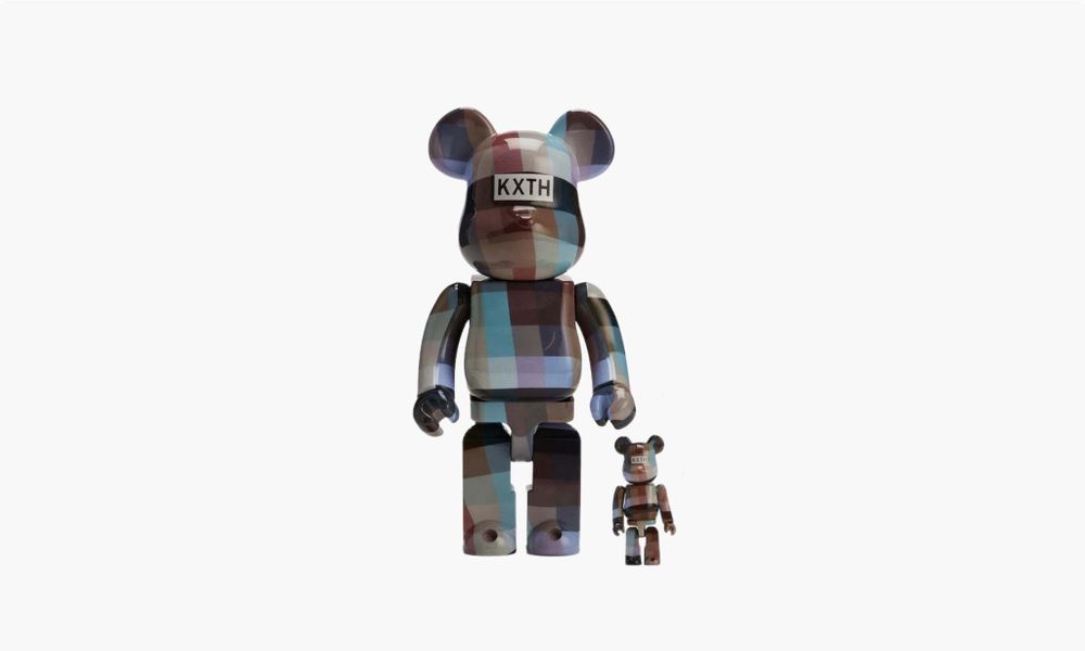 Bearbrick x Kith Palette 10-Year Anniversary &quot;100% &amp; 400%&quot; Set Multi