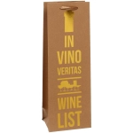 Пакет под бутылку «Золотой шик» 36*12,5*8,5 см