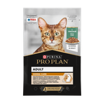 Purina Pro Plan корм консервированный для кошек Derma Plus кусочки с треской в соусе 85 гр.