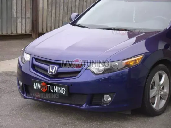 Планка в решетку радиатора "Sport" var.1 для Honda Accord 8 (под логотип)