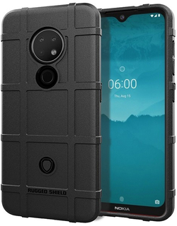 Чехол на Nokia 6.2 (7.2) цвет Black (черный), серия Armor от Caseport