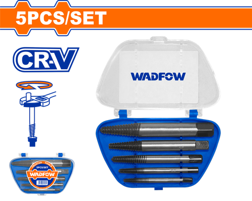 Набор экстракторов для болтов 5 шт (25/100) WADFOW WCQ13B01