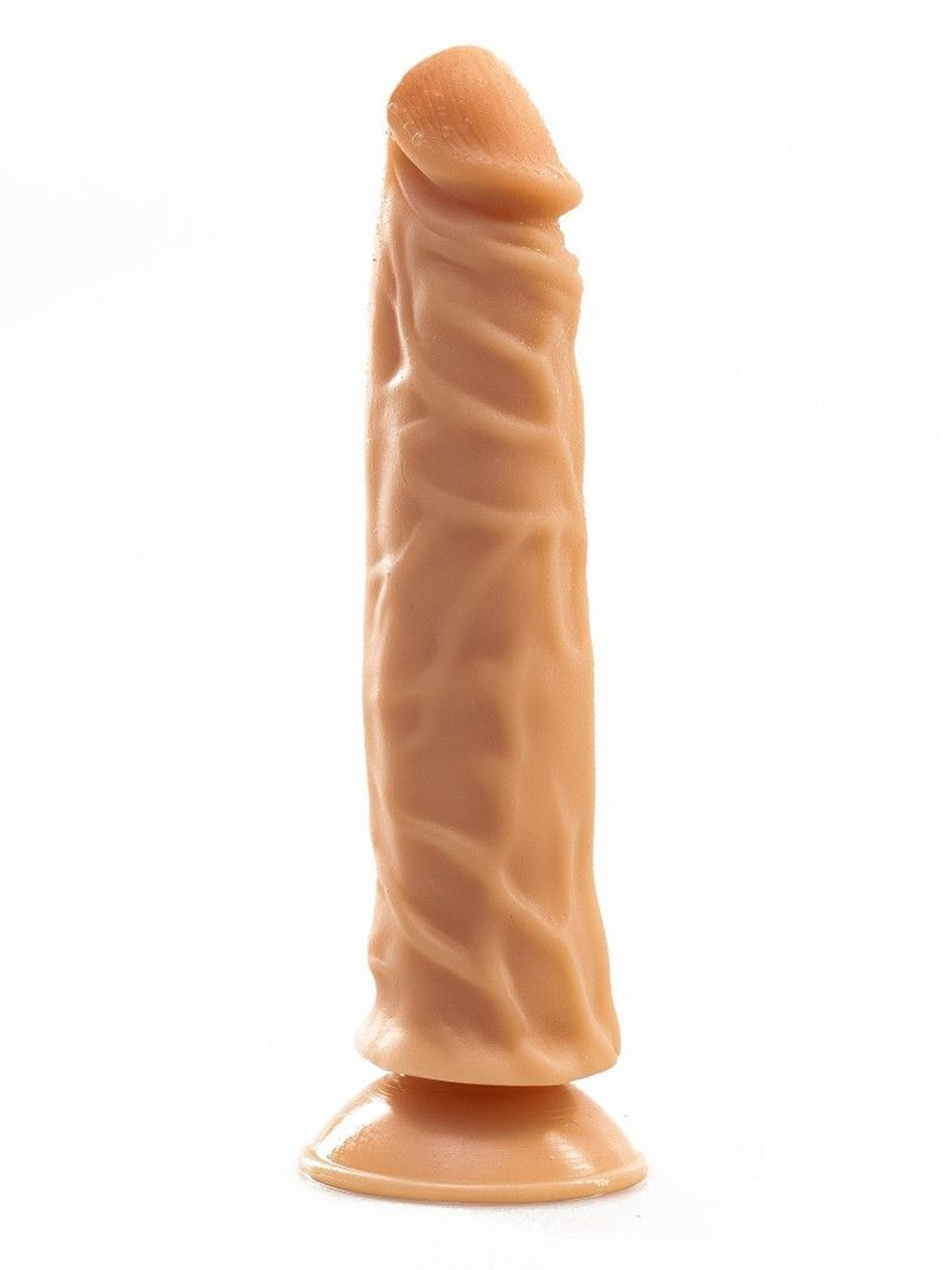 Телесный фаллоимитатор с ионами серебра №9 - 19,5 см.