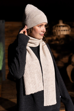 8401 Шапка женская (бежевый)