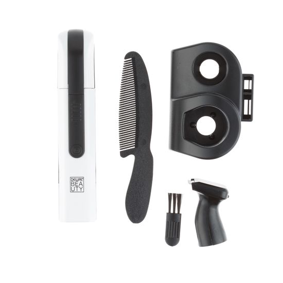 Машинка для стрижки в носу и ушах DEWAL BEAUTY Liner, 2 ножевых блока, работает от батарейки AA