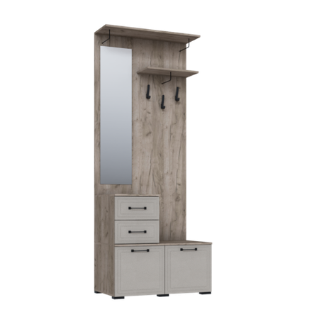 Прихожая центральная секция Бруклин 90ПЦС-2