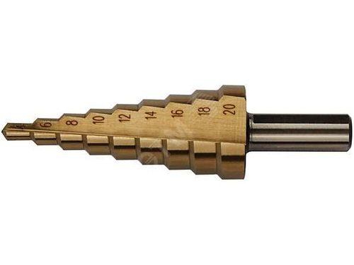 Сверло по металлу HSS ступенчатое 4-20мм 36402