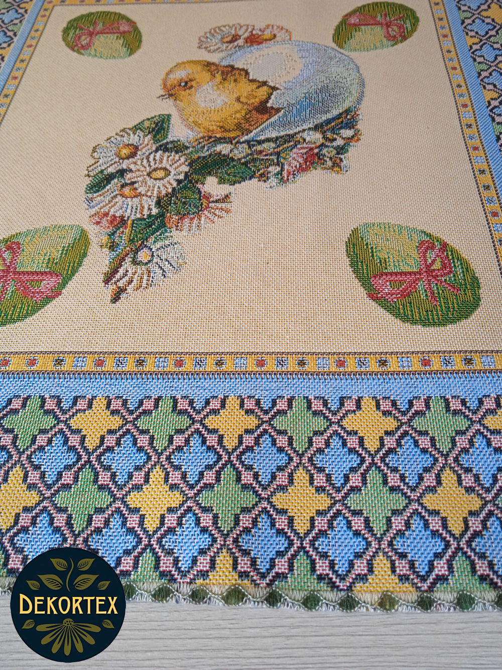 Пасхальный гобеленовый набор Пасхальное чудо (Дорожка 39х143+4 салфетки 40х40)