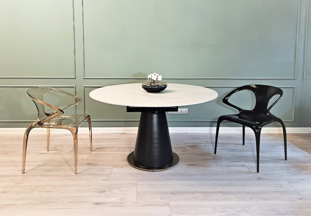 Стол обеденный раскладной круглый F328