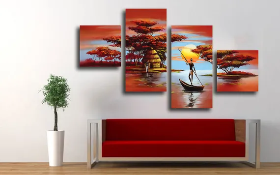 Модульная картина "Африканская мечта"