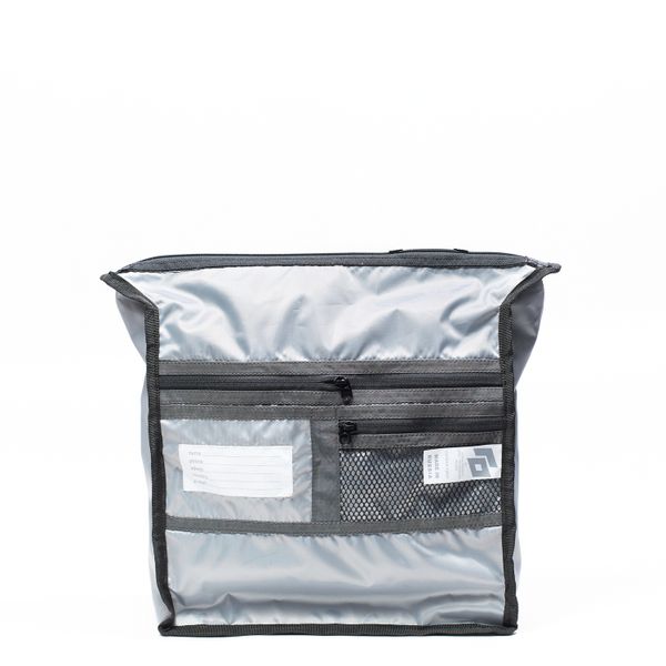 Сумка Tote Part Of Cube S серый меланж - фото 6