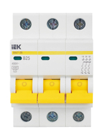 KARAT Автоматический выключатель ВА47-29 3P B 25А 4,5кА IEK