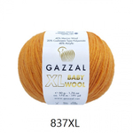 Пряжа Baby Wool XL 50 г, 100м, 40%акрил, 40%шерсть мериноса, 20%кашемир, 40%акрил (цена за 1 шт)