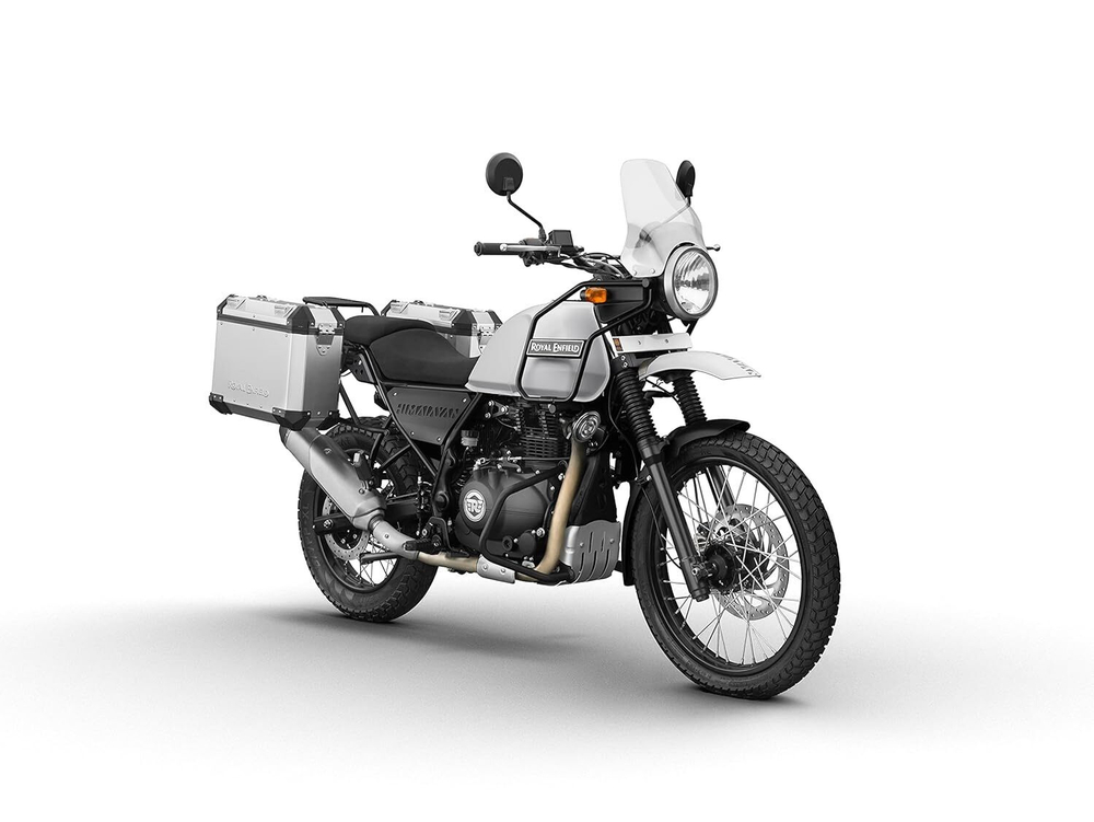 Кофры боковые Royal Enfield, Серебристые (Silver) – Himalayan и Scram 411, арт. 1990274