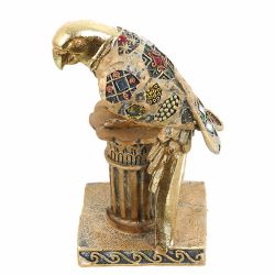 Фигурка декоративная "Попугай" h=15,5см. (3вида) (транспортная упаковка)