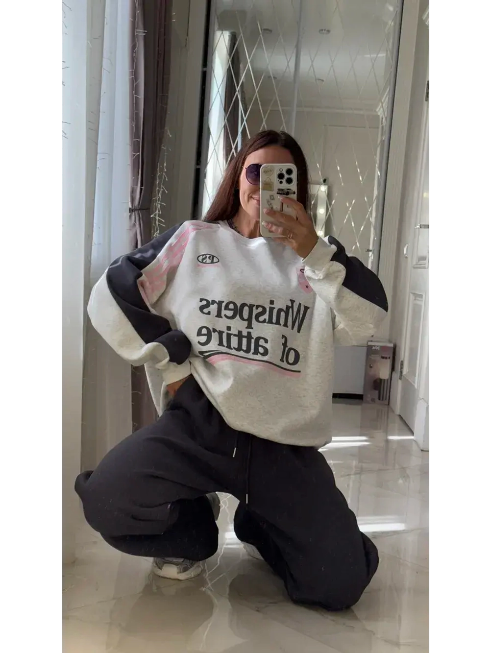 Костюм ATTIRE спортивная двойка свитшот с брюками