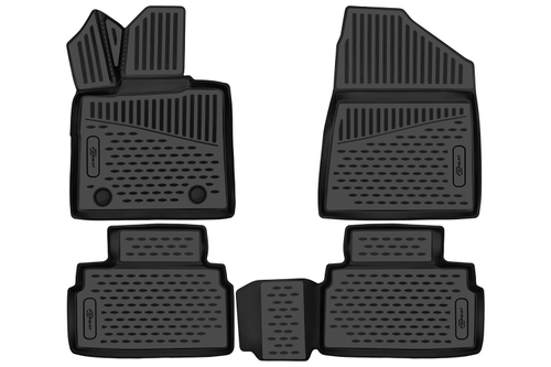 Коврики в салон для CHANGAN UNI-Т (I) 2022-, 4шт. (Повышенная устойчивость, повышенная износостойкость) FORMAT.3DAN0466210K