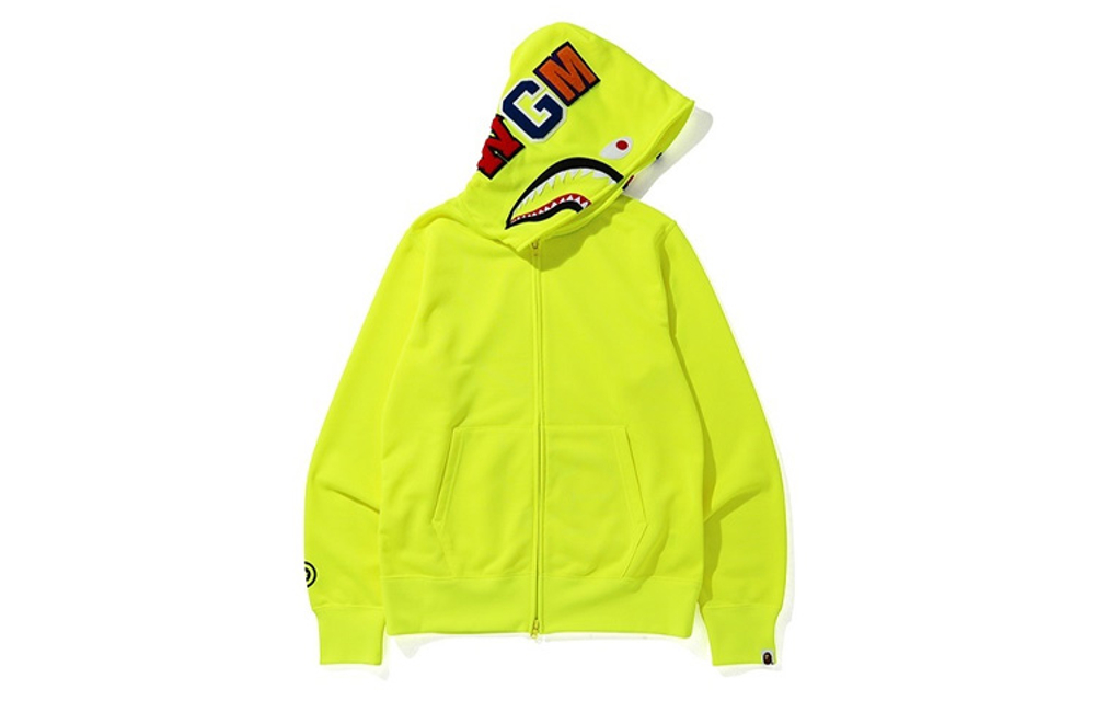 A Bathing Ape Neon Shark Full Zip Худи