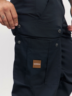 Брюки карго "ripstop cargo" (черный)