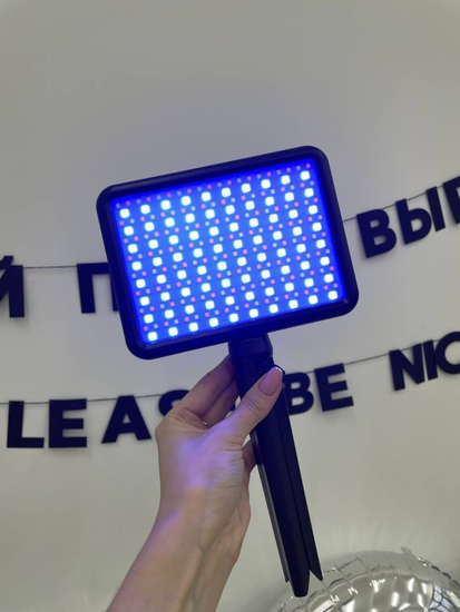 Цветной видеосвет на Led лампах P24C RGB | 14 Вт