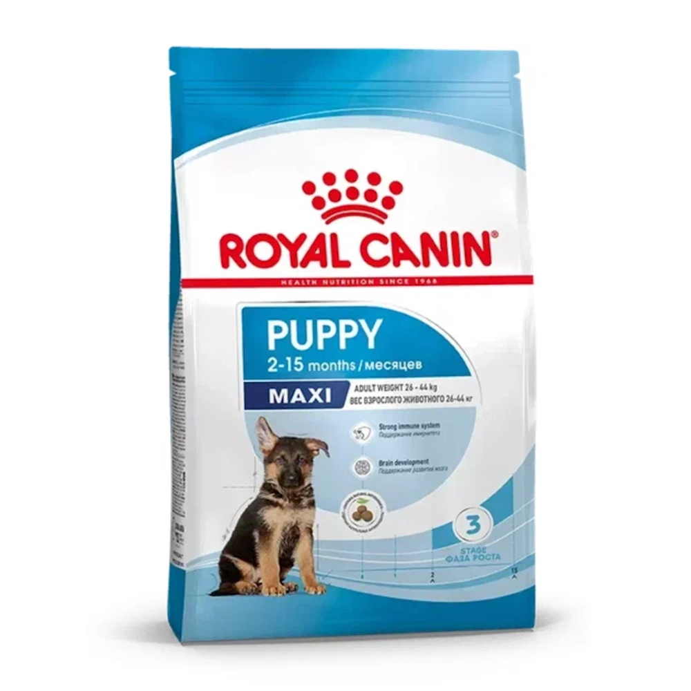 Сухой корм Royal Canin Maxi Puppy для щенков крупных размеров в возрасте до 15 месяцев Сухой корм Royal Canin Maxi Puppy для щенков крупных размеров в возрасте до 15 месяцев