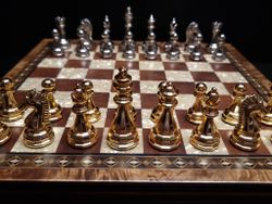 Шахматы "Престиж" клен антик (2813.MAZ) 8