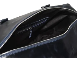 Дорожная сумка из натуральной кожи "Atlas Dark Blue"