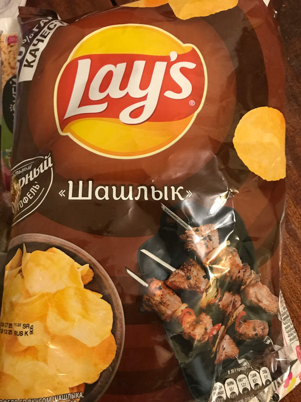 Чипсы шашлык лэйс 85г