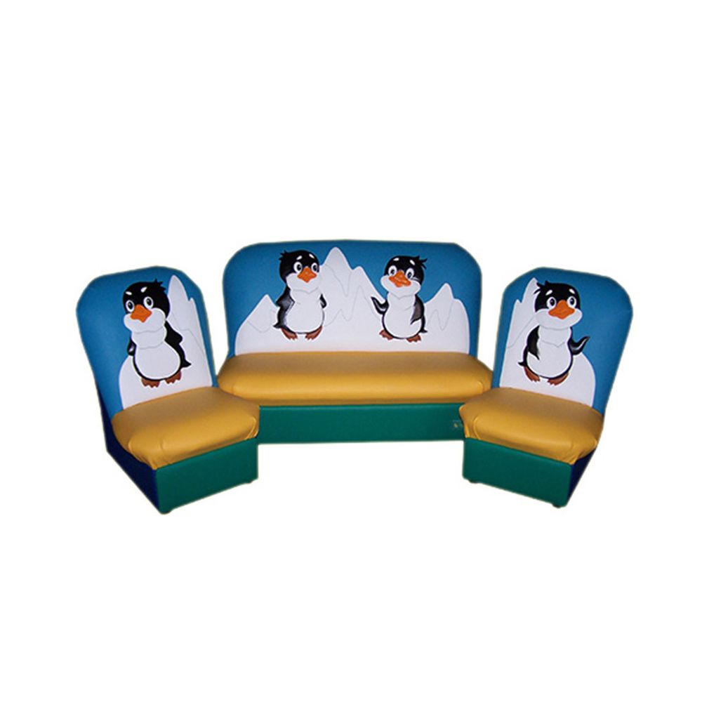 Комплект мягкой игровой мебели «Сказка» Пингвины