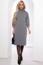 Платье Эльвира (черно-белое) П11066 LT Collection