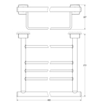 Держатель для полотенец FBS ESP 040