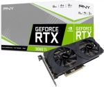 Видеокарта PNY RTX 3060 Ti 8GB UPRISING Dual Fan (LHR) (VCG3060T8LDFMPB) 8 ГБ, GDDR6, 256 бит, 1410 МГц, 1665 МГц, HDMI, DisplayPort