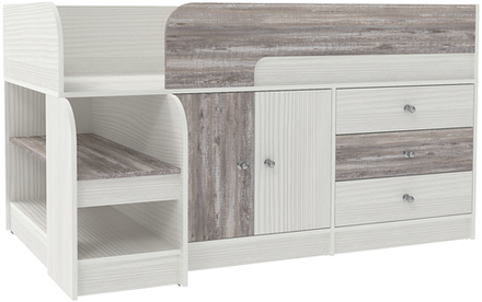 Кровать-чердак КарИВи Астра 9, 1 Винтерберг Бетон