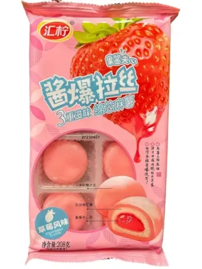 Моти с джемовой начинкой со вкусом клубники 208 г