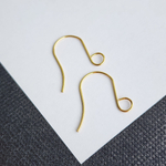 Швензы крючки, сталь позолота 24мм, для кристаллов, цена за пару