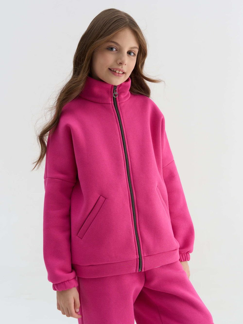 Олимпийка на молнии "Бабл-гам" утепленная 7+