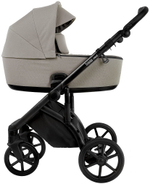 Детская коляска Roan Bass Next 2.0 3 в 1 с автокреслом Pituso Baesa Pro Black,Beige Canopy BSN/41/2 Hazel/Black/руч.Black