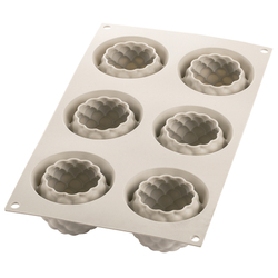 Форма для приготовления пирожных Segreti del Bosco 17x30см силиконовая Silikomart