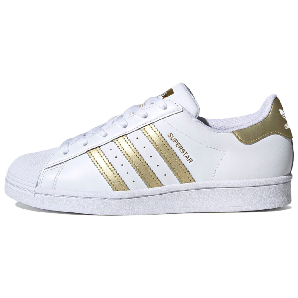Кроссовки Adidas Originals Superstar Cloud White Gold Metallic