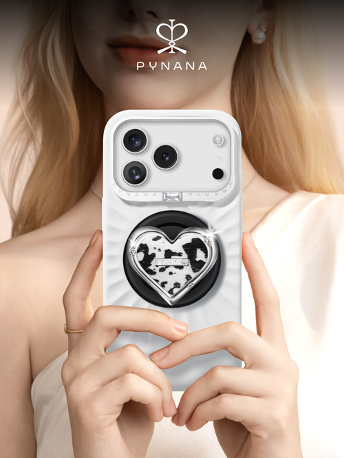 Попсокет Magsafe Leopard Whisper серебряный Pynana