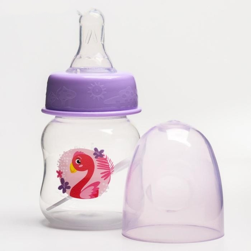 5161810 Бутылочка для кормления 60 мл с соской «Фламинго»