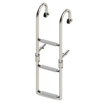 Трап складной с горизонтальным креплением, 3 серых ступени (ширина 220 мм.) (10269465)