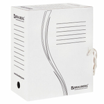 Папка архивная с завязками А4(325х260 мм), 150 мм, до 1400 листов, плотная, микрогофрокартон, БЕЛАЯ