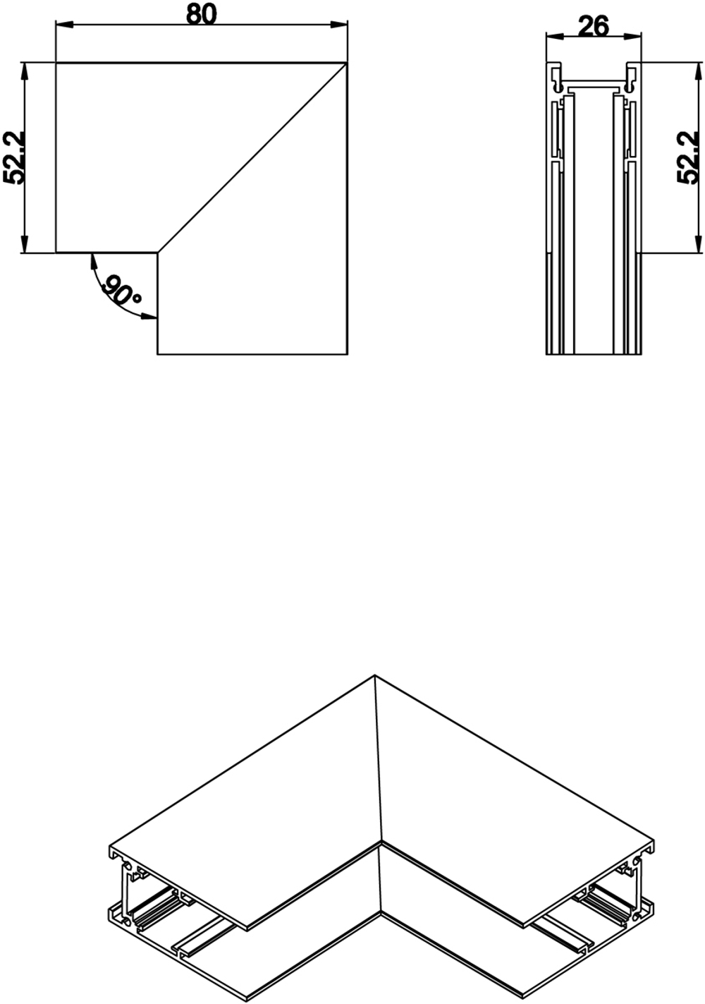 Схема Inner corner CW