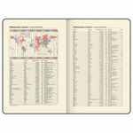 Ежедневник датированный 2025, А5, 143x218 мм, BRAUBERG "Journal", под кожу, застежка, органайзер, серый, 115881