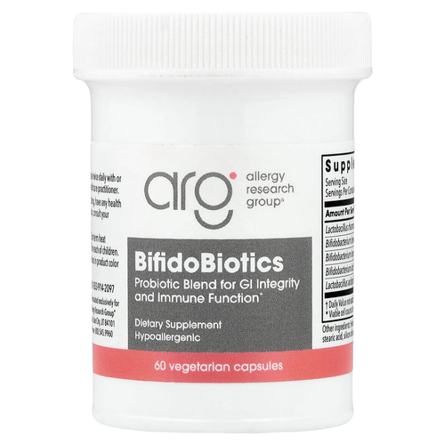 Allergy Research Group, BifidoBiotics, 60 вегетарианских капсул